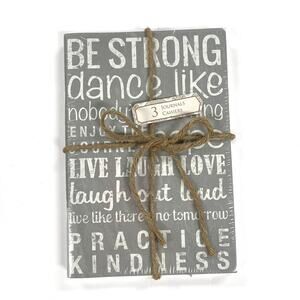 Punch Studio Inspirational Journals 3 Dream Be Strong Practice Kindness 40 Pages